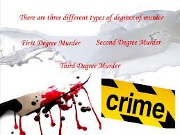 Types Of Murders Degrees