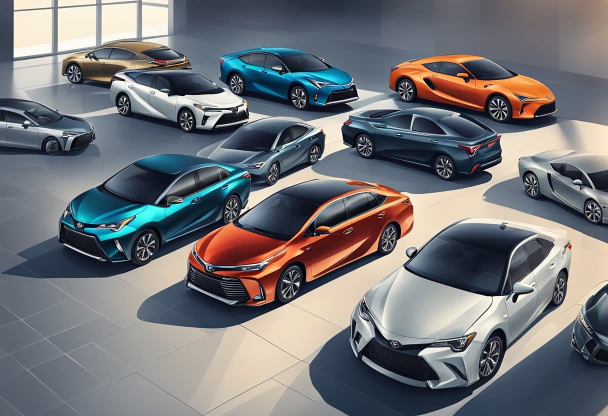 types types of toyota cars