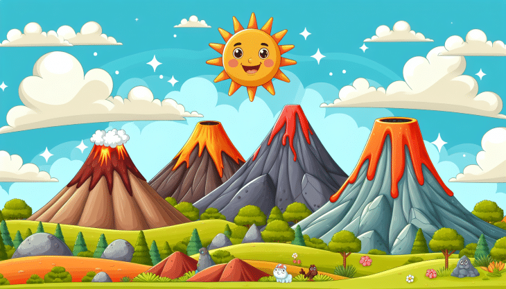 Types Of Volcanoes For Children