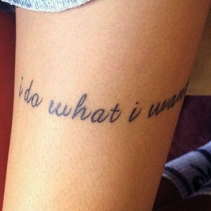 Types Of Writing Tattoos